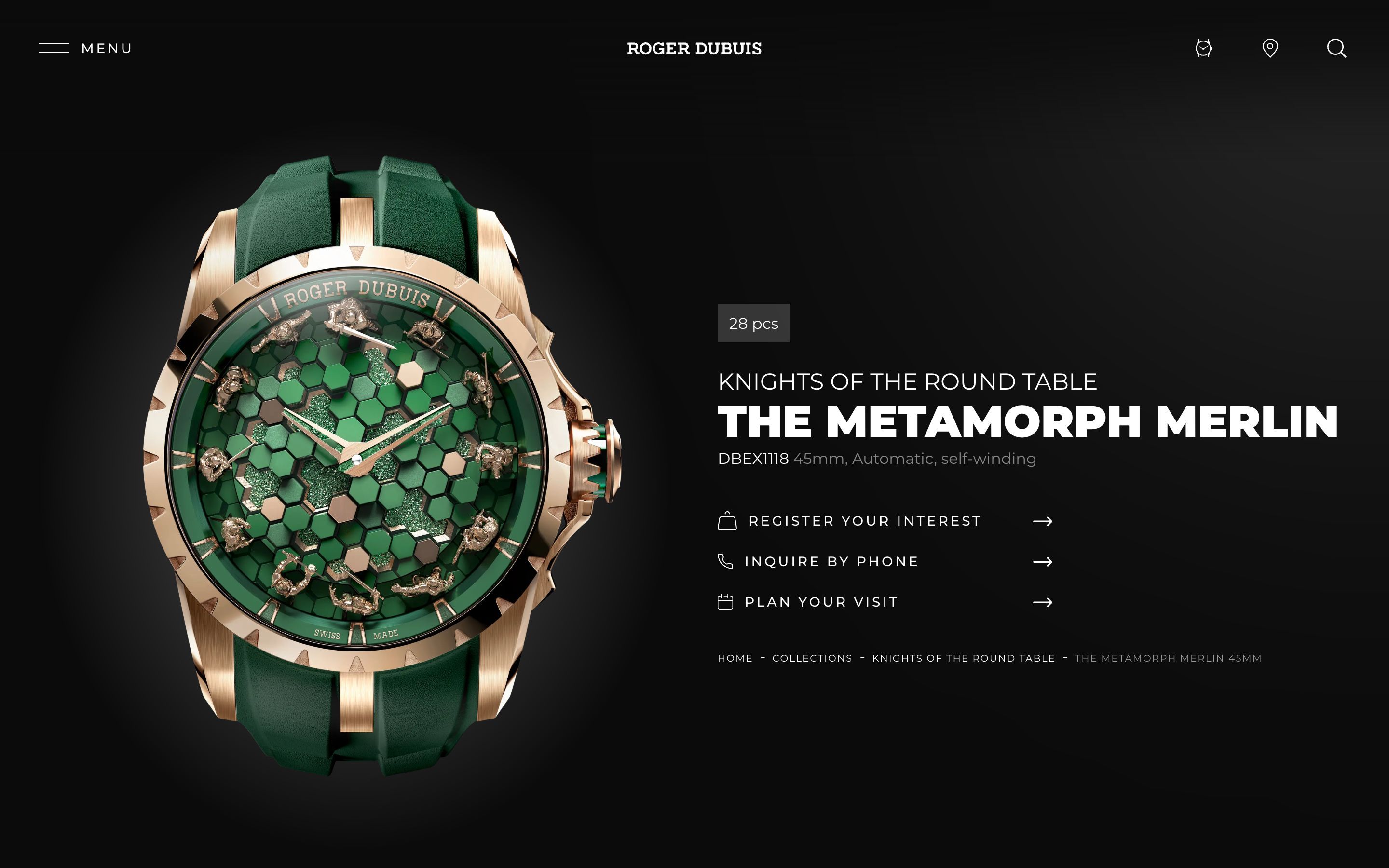 Roger Dubuis website