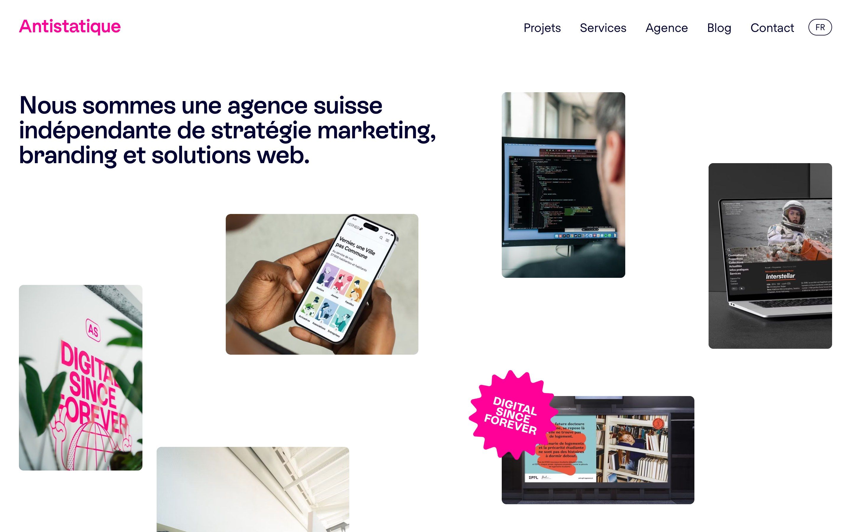 Antistatique website
