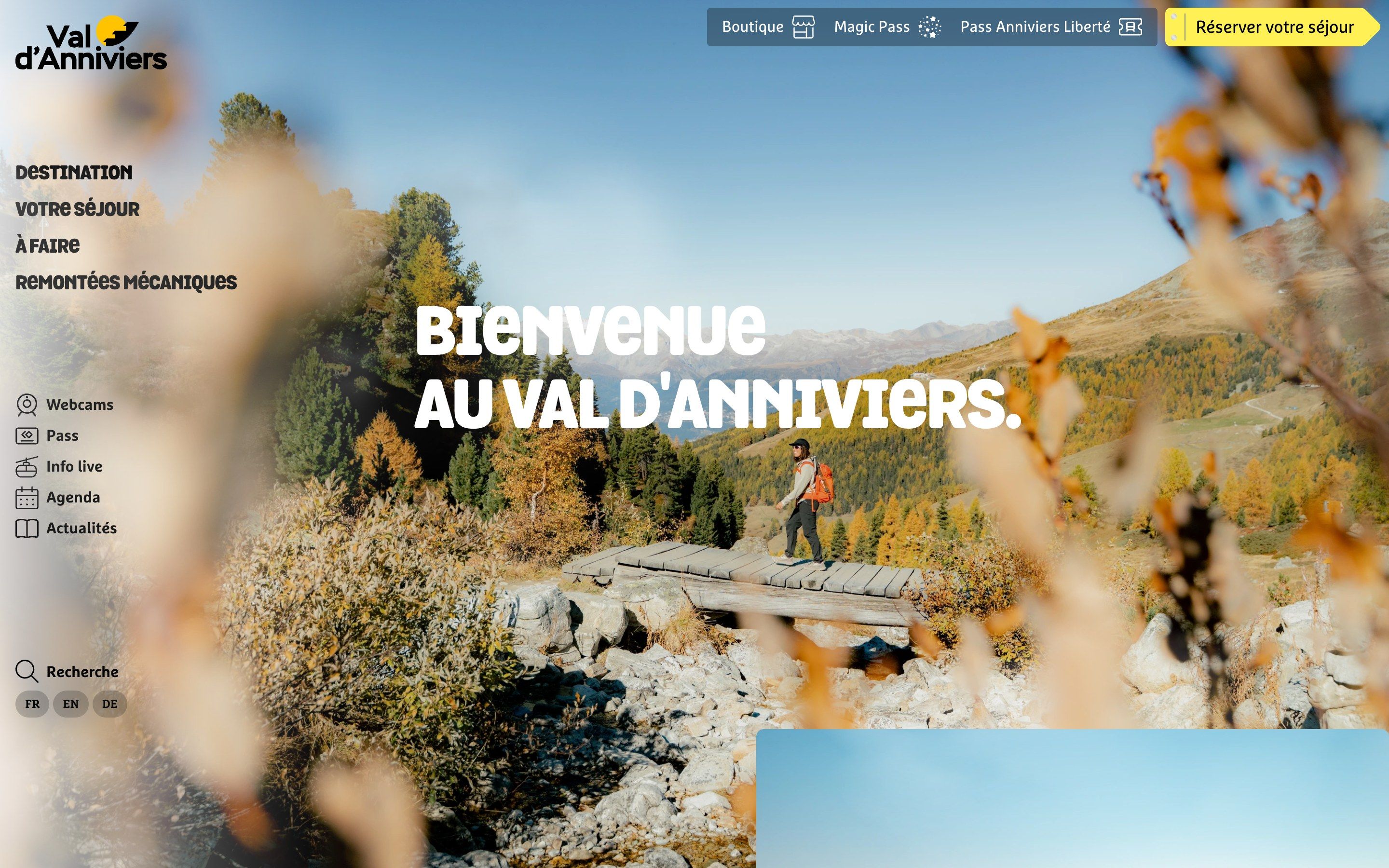 Sierre Anniviers website