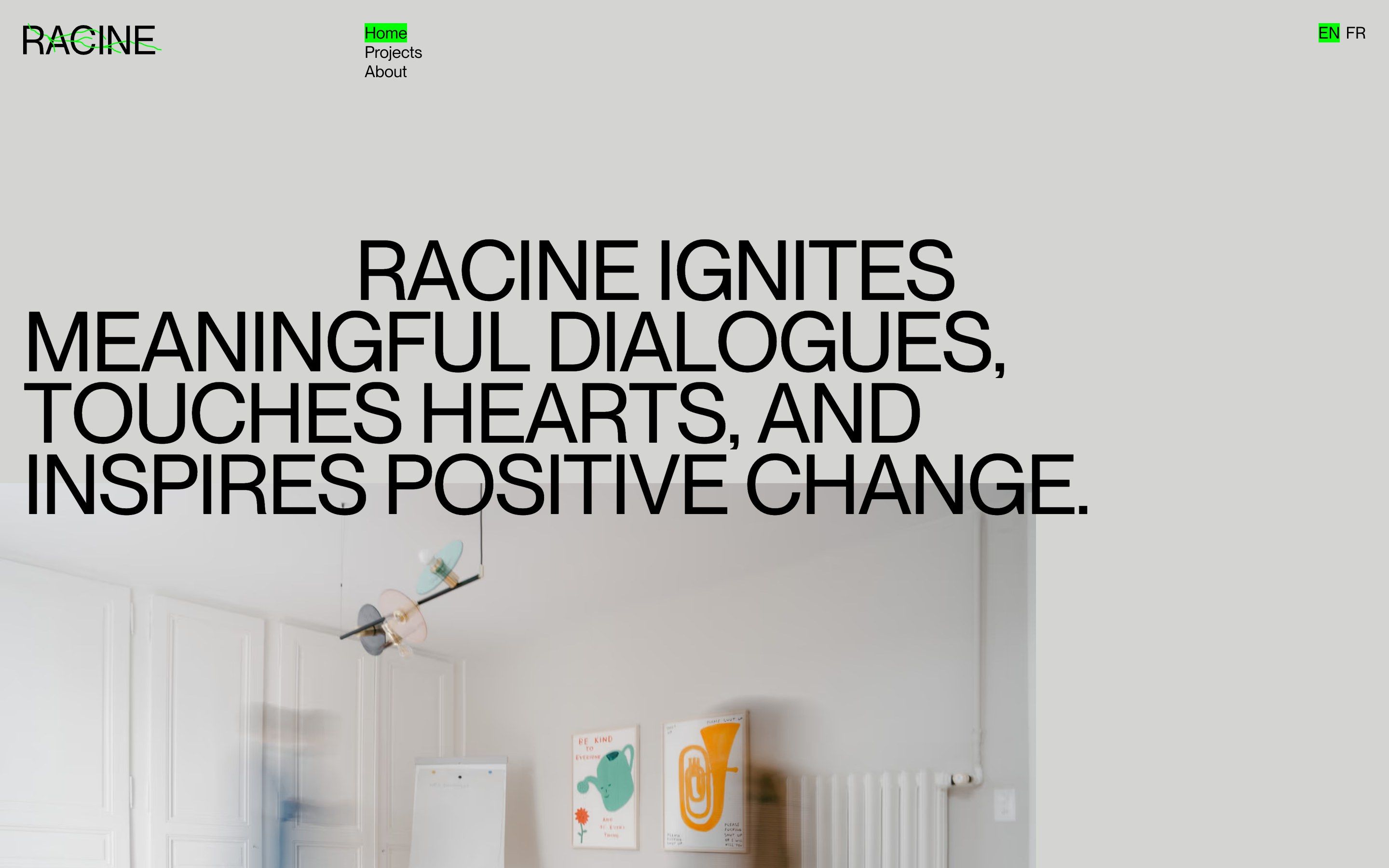 Racine website