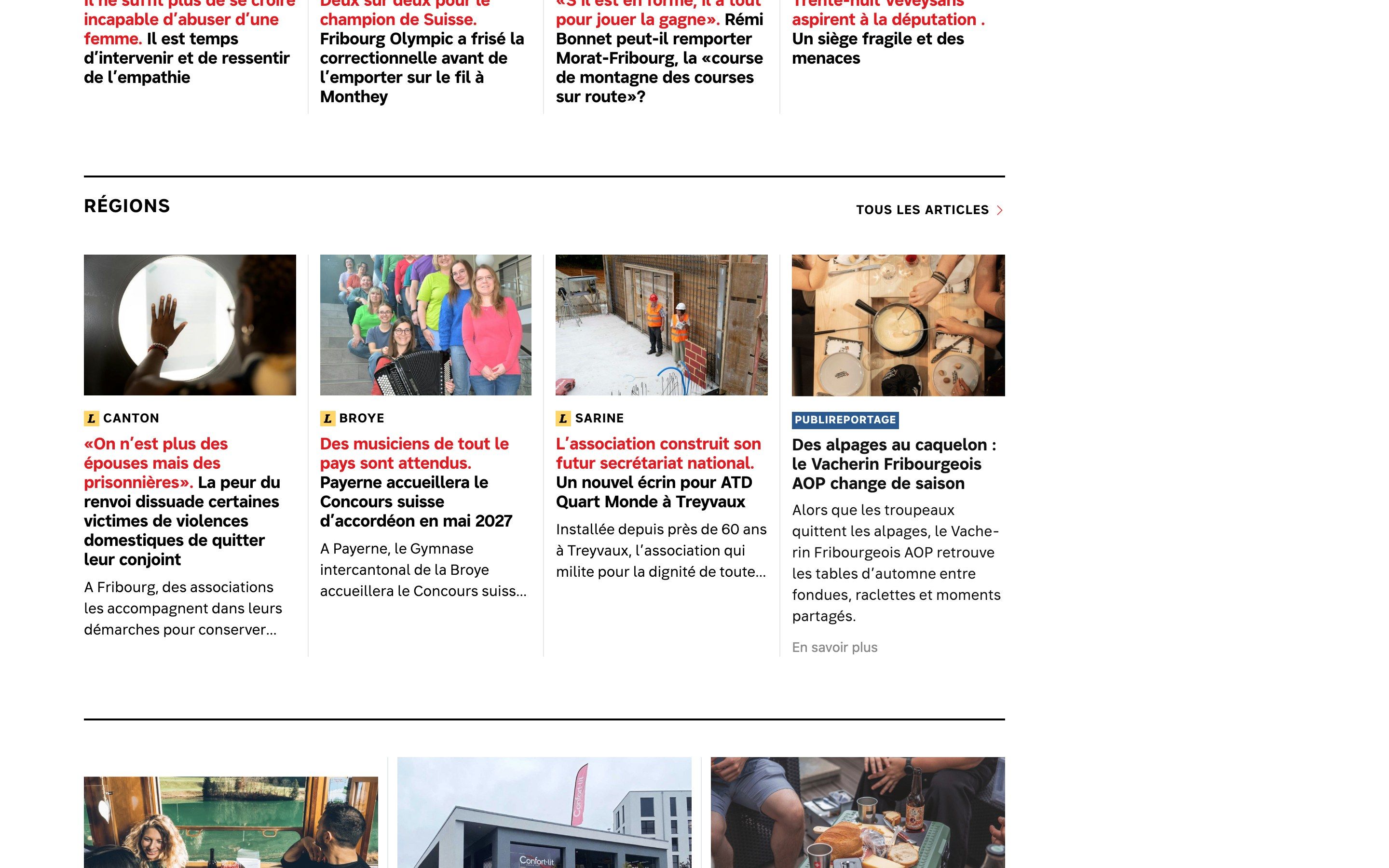 La Liberté website