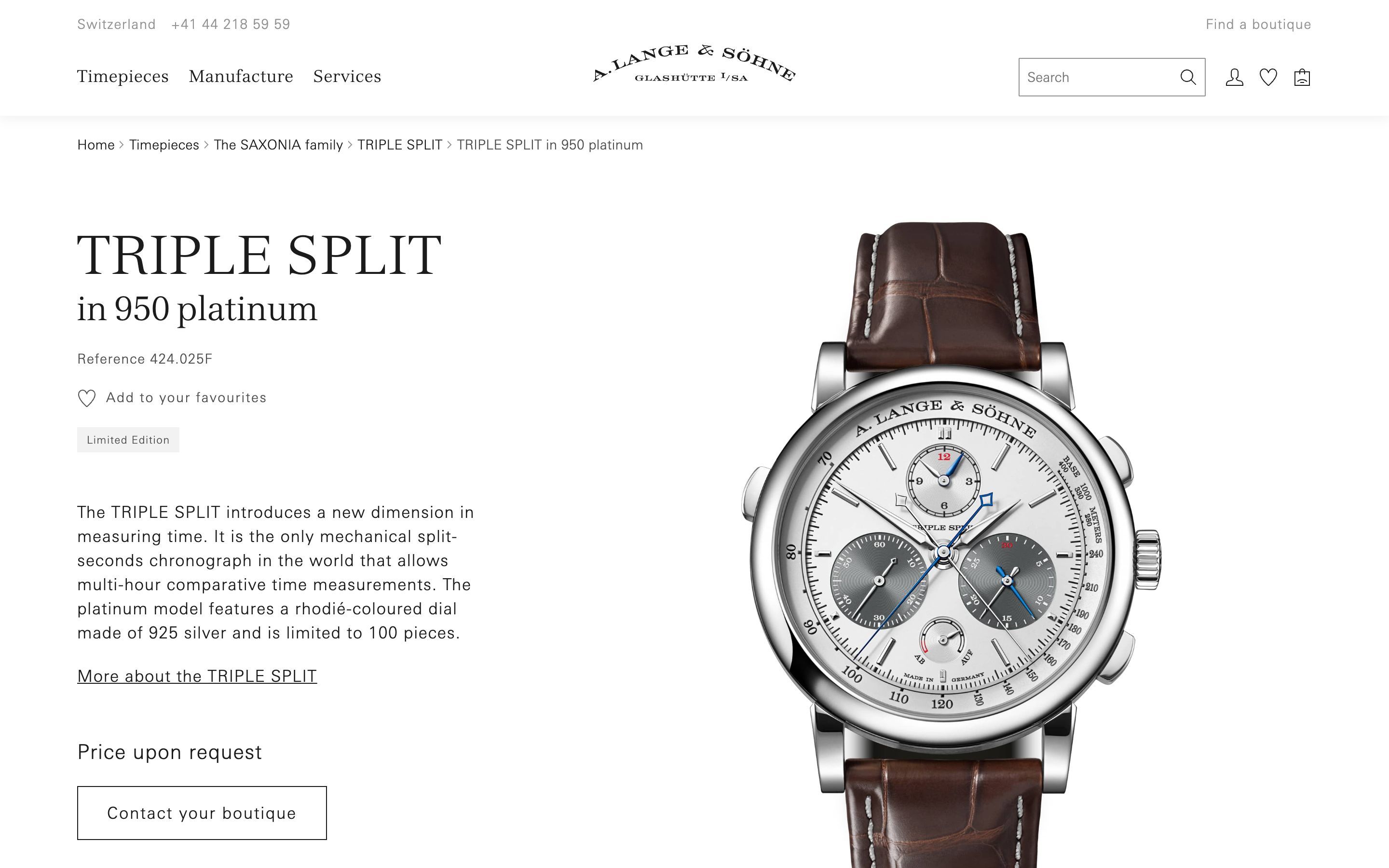 A. Lange & Söhne website