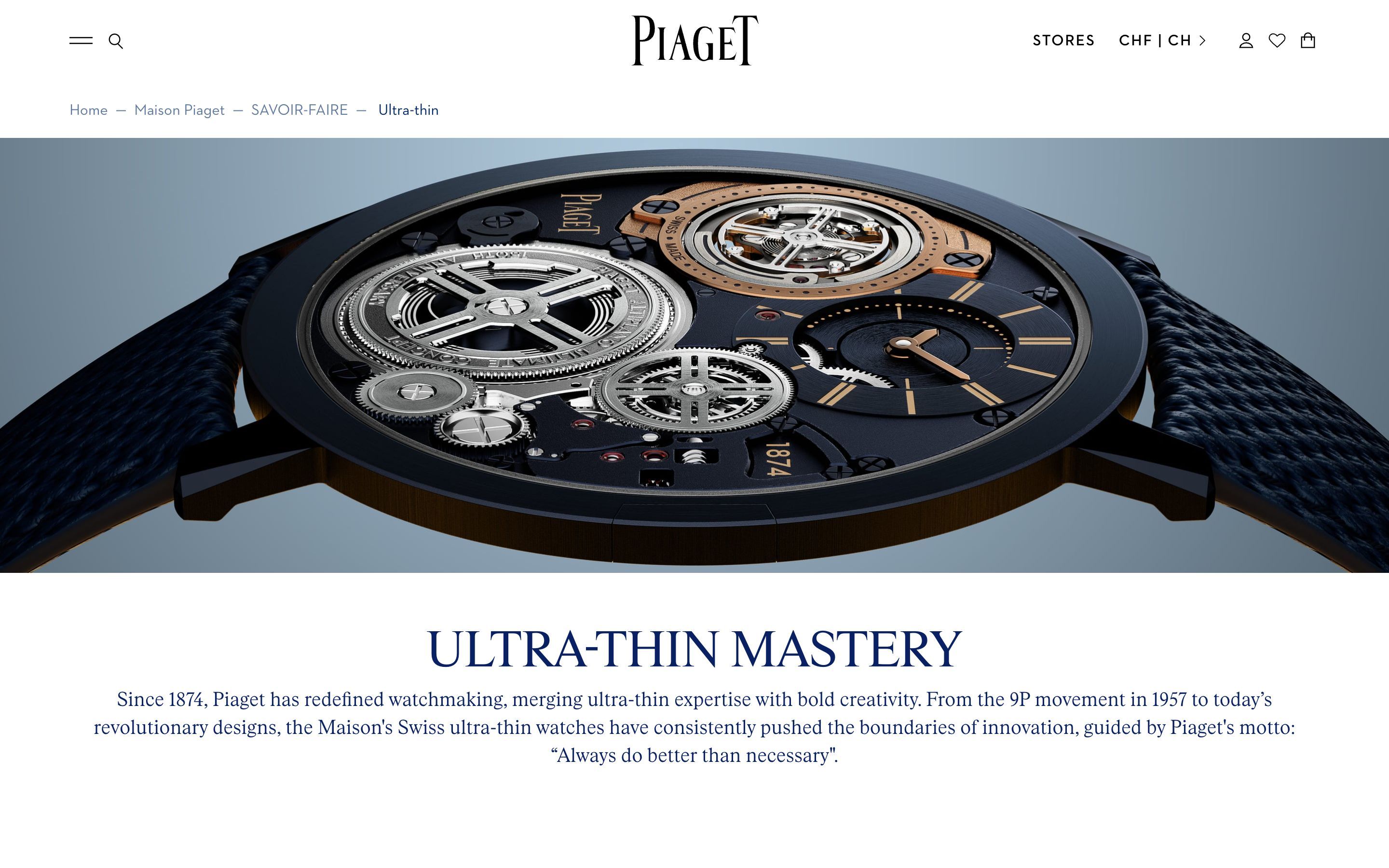 Piaget website