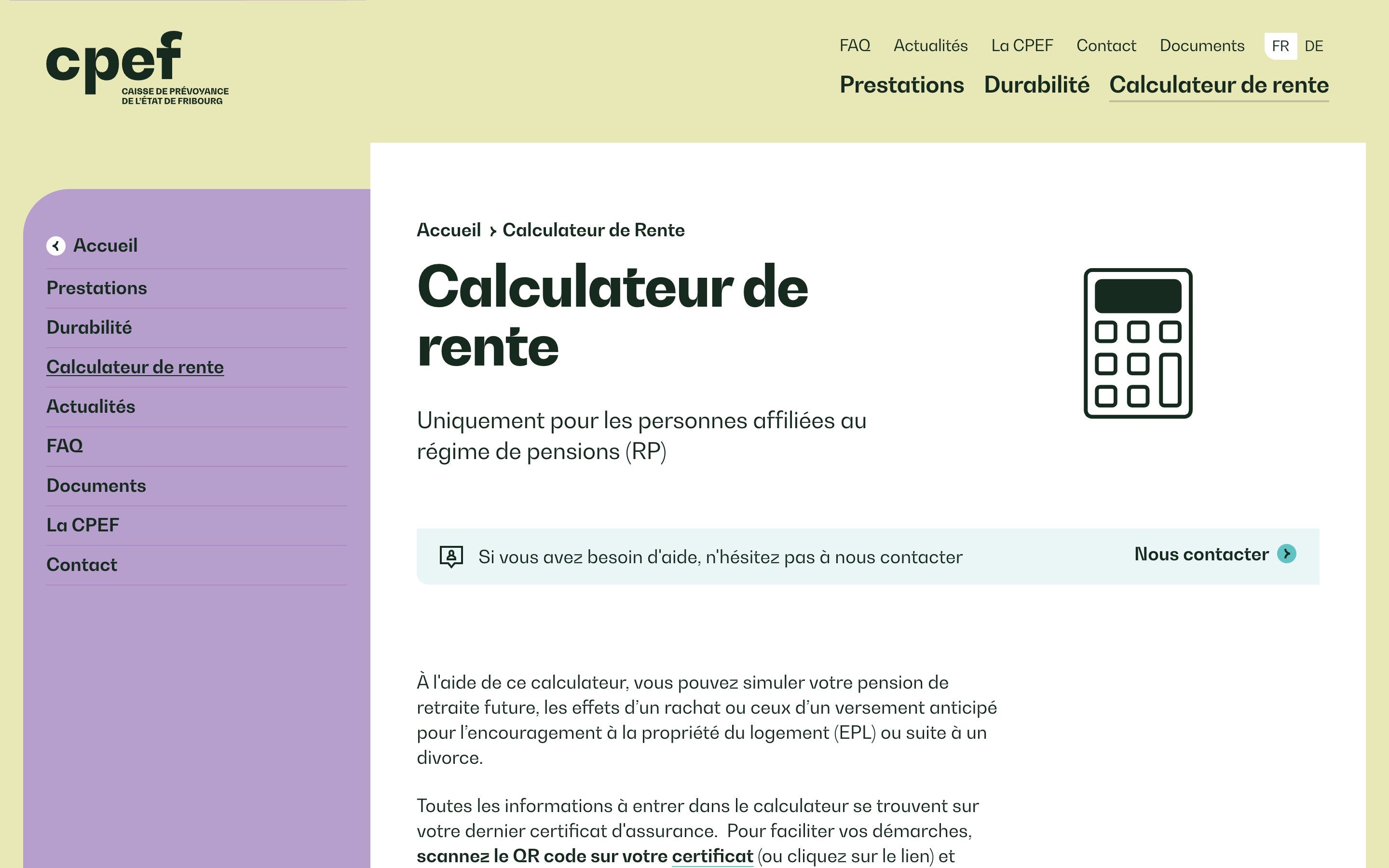 CPEF website