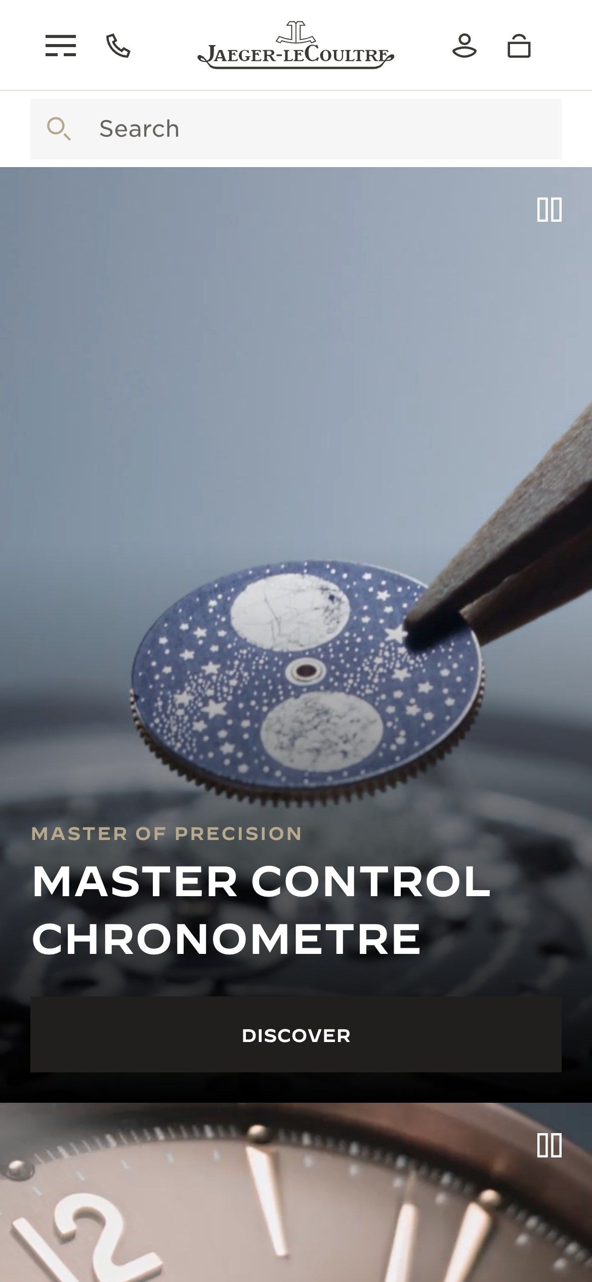 Jaeger-LeCoultre on mobile