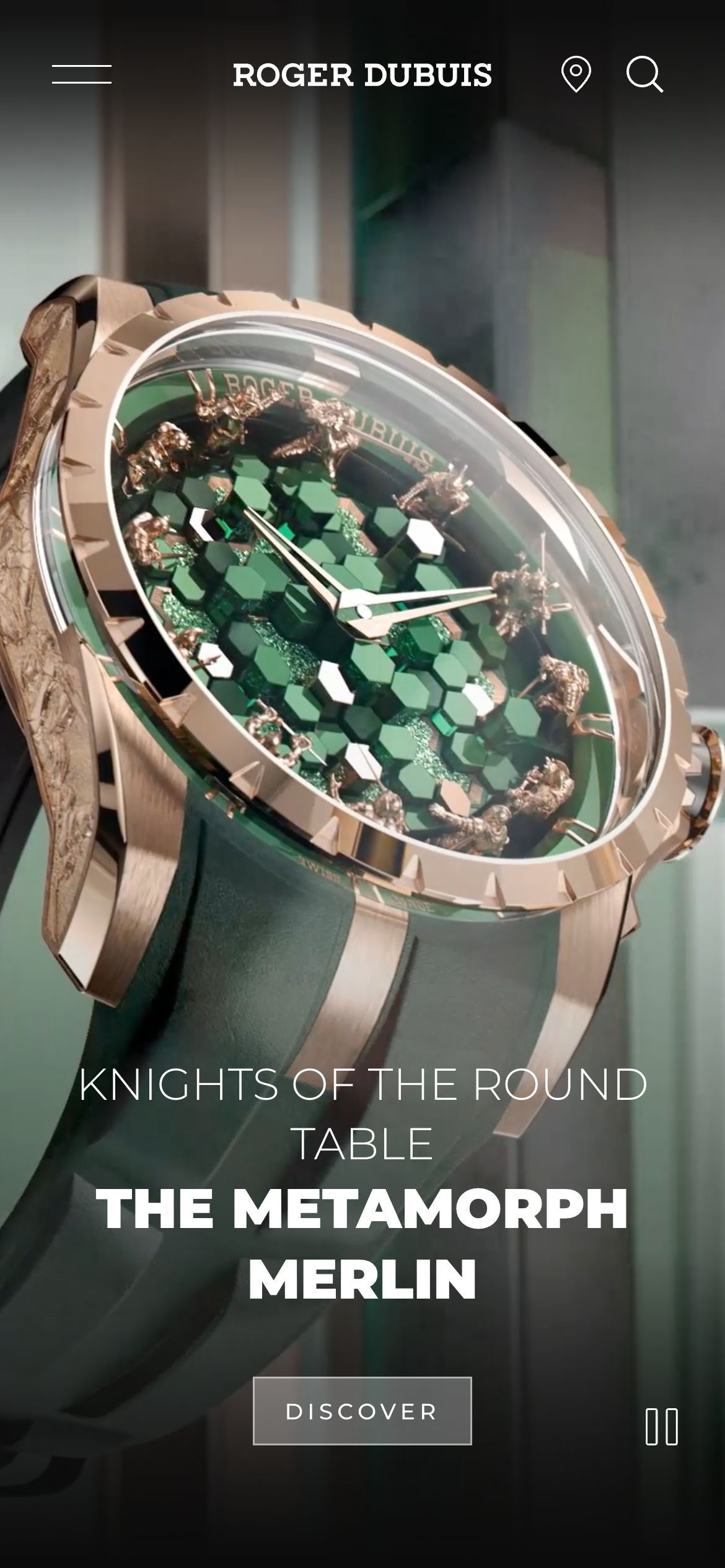 Roger Dubuis on mobile