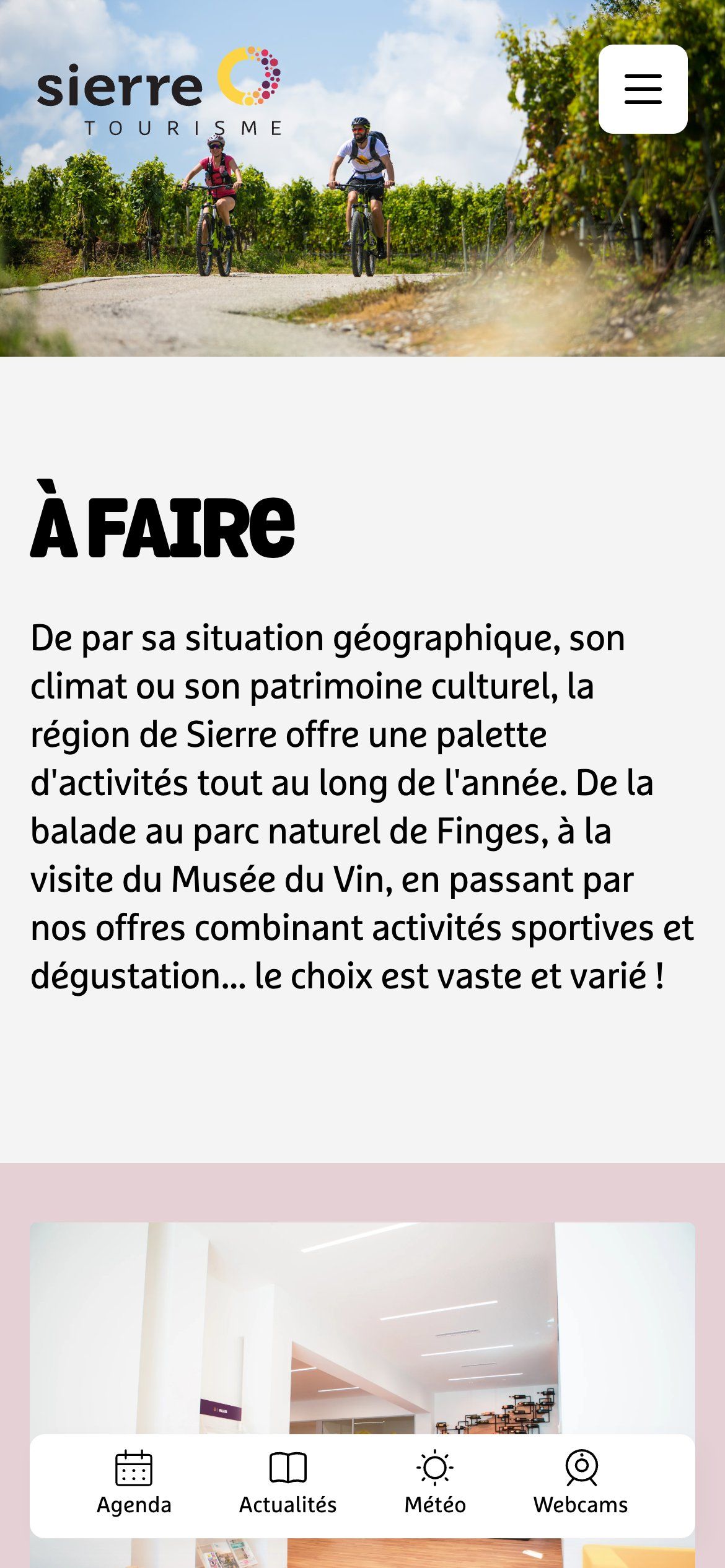 sierretourisme.ch on mobile
