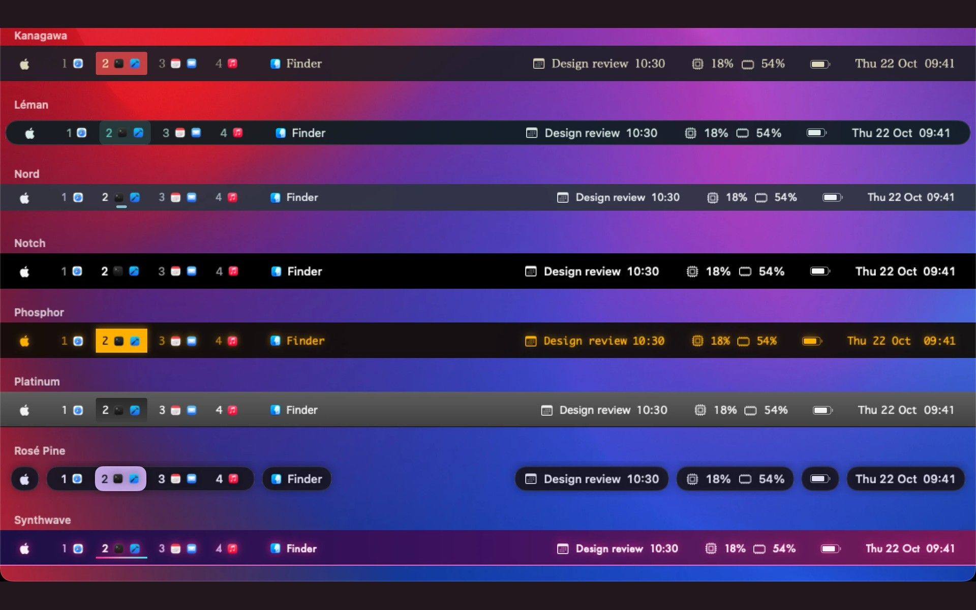 StableBar screenshot