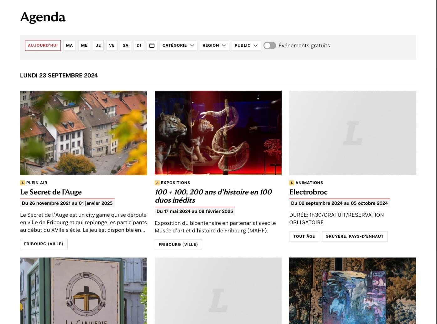 Screenshot of laliberte website on a mackbook mockup