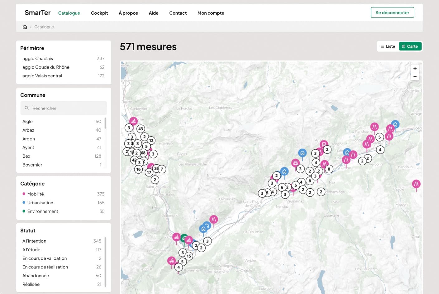 Screenshot of SmarterPlan