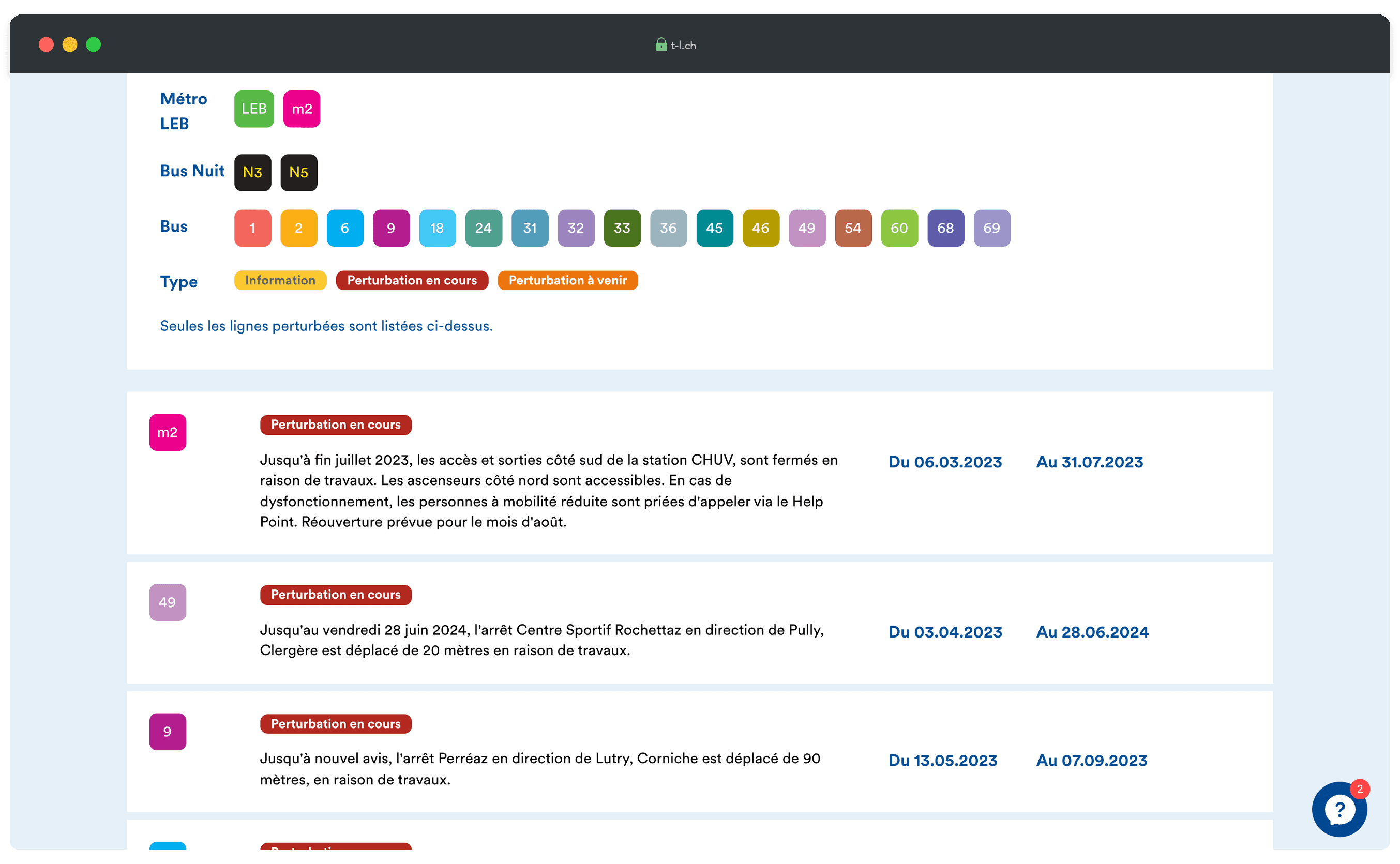 Homepage of t-l.ch on an ipad mockup